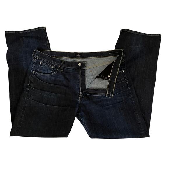 Citizens of Humanity 42 x 33 Jeans | Perfect Straight, Dark Wash, Made in USA - Picture 2 of 14